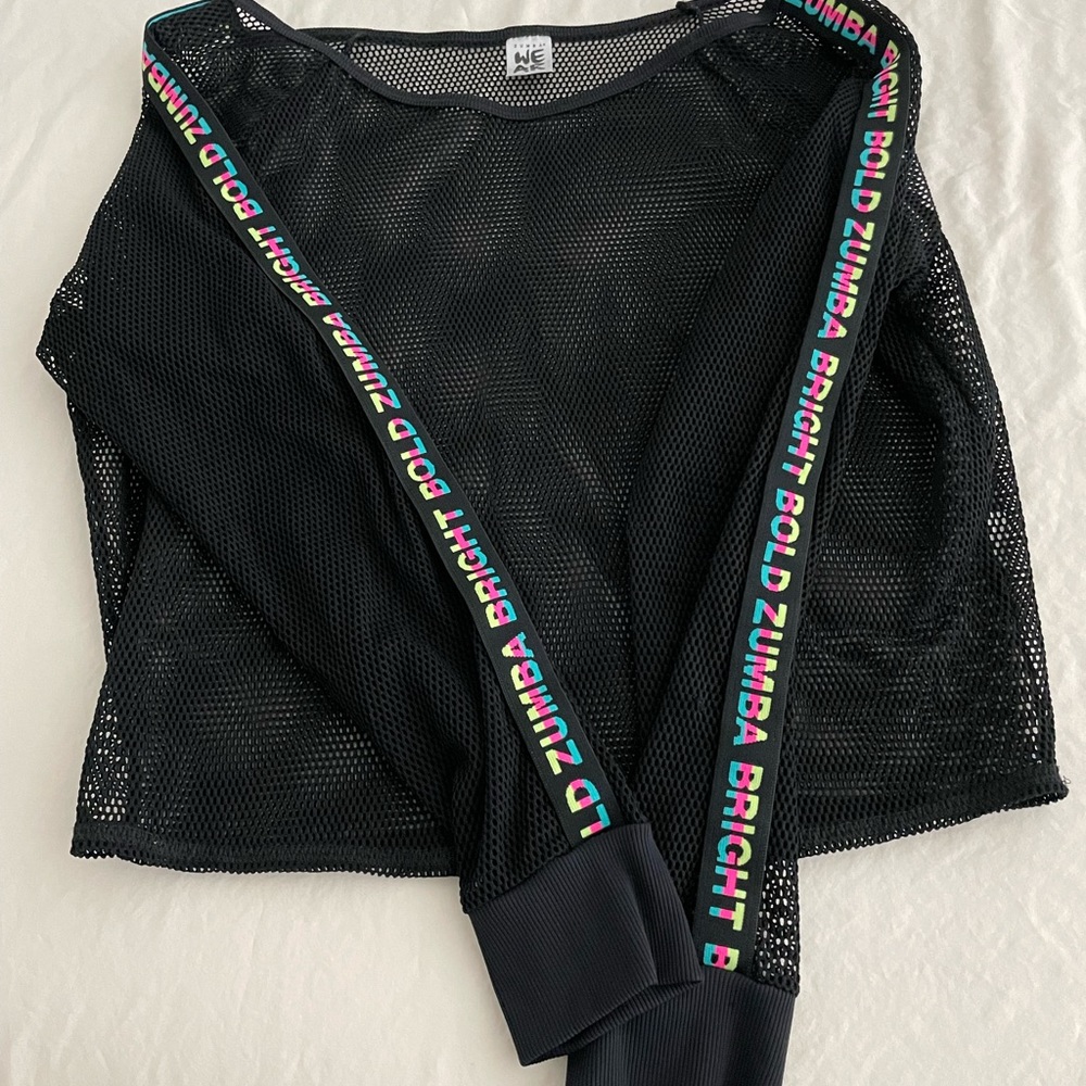 Zumba mesh top
